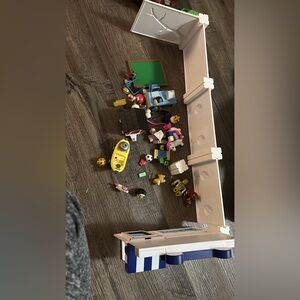 Colorful Kids Action Figure Playset